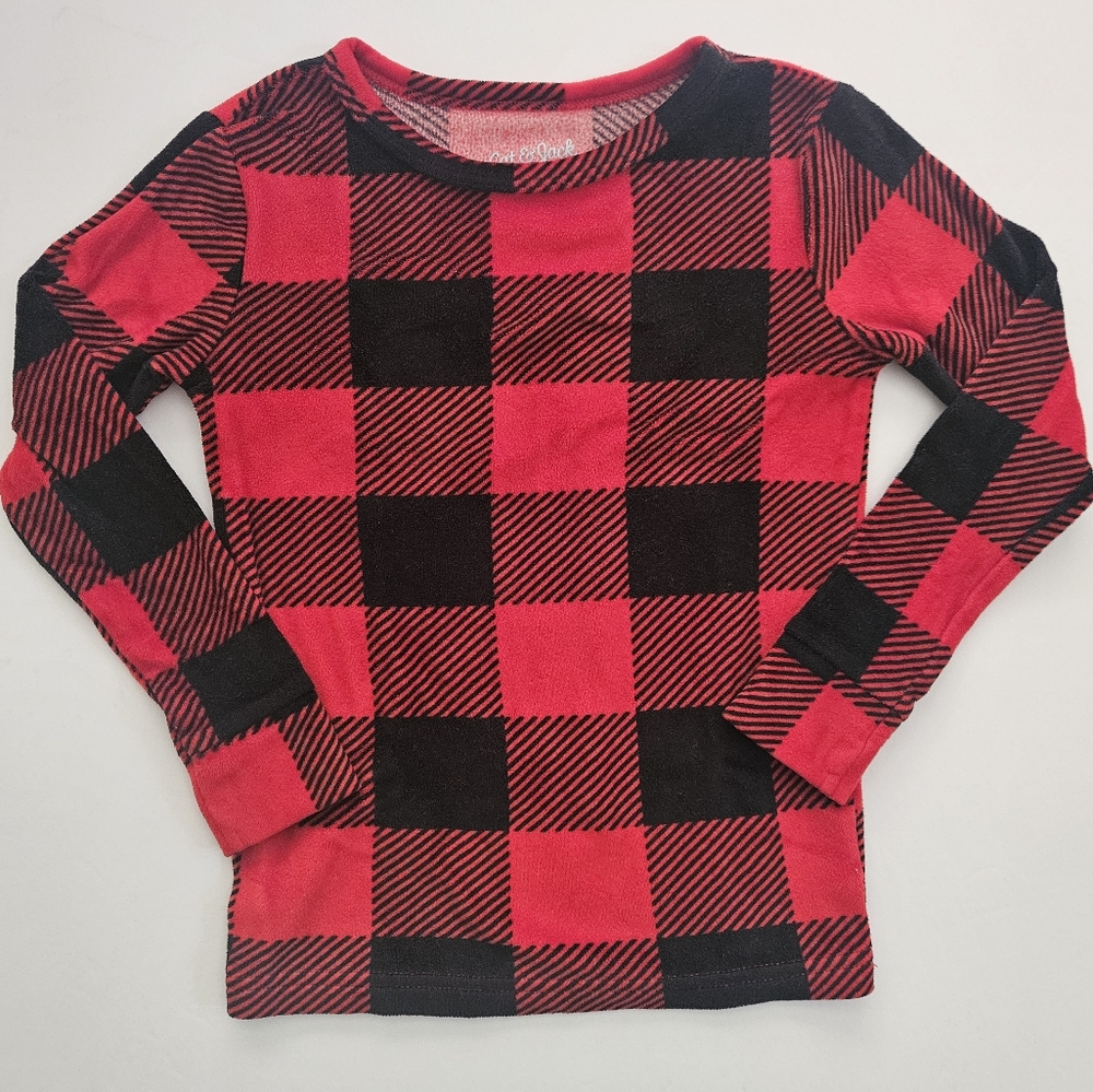 Cat & Jack Plaid Pajama Set 5T